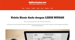 Desktop Screenshot of aplikasijualan.com